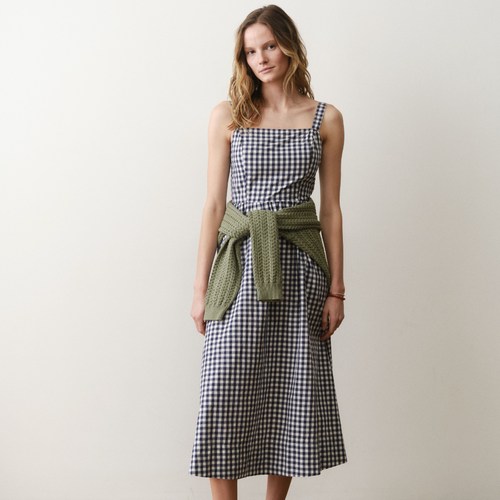 Marine Layer Demi Poplin Midi Dress
