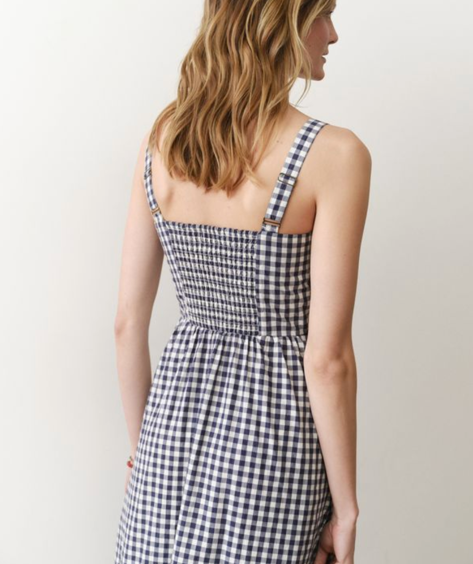 Marine Layer Demi Poplin Midi Dress