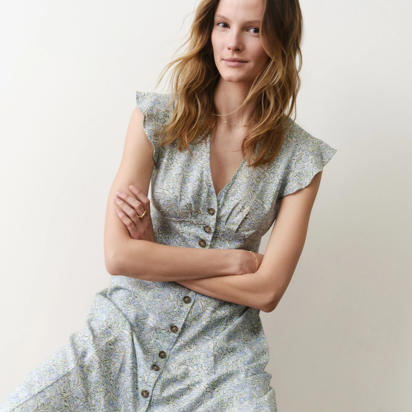 Marine Layer Camila Midi Dress
