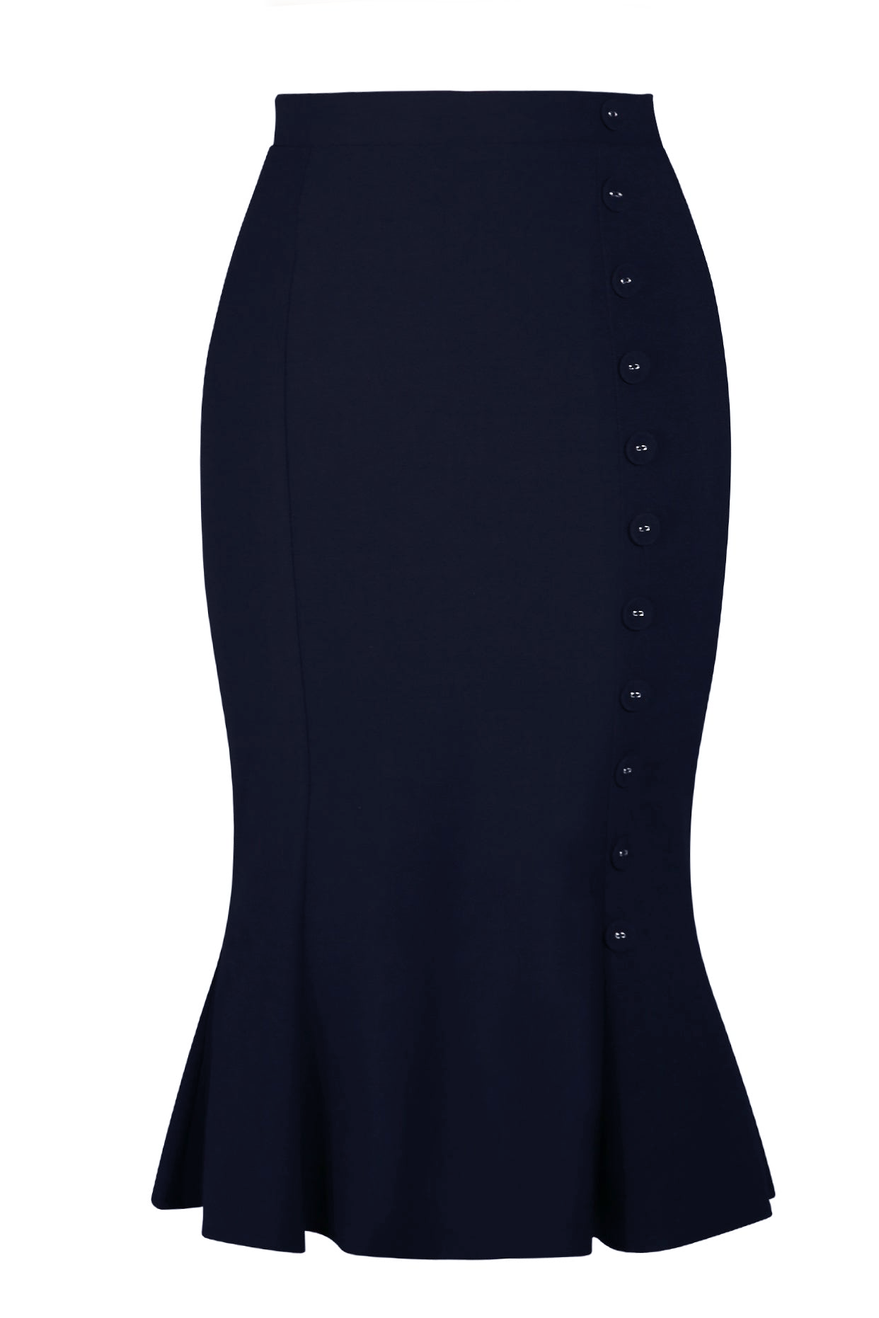 D'Amour Mermaid Wiggle Skirt (Navy)