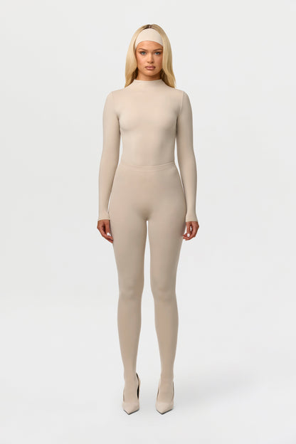 Naked Mock Neck Bodysuit