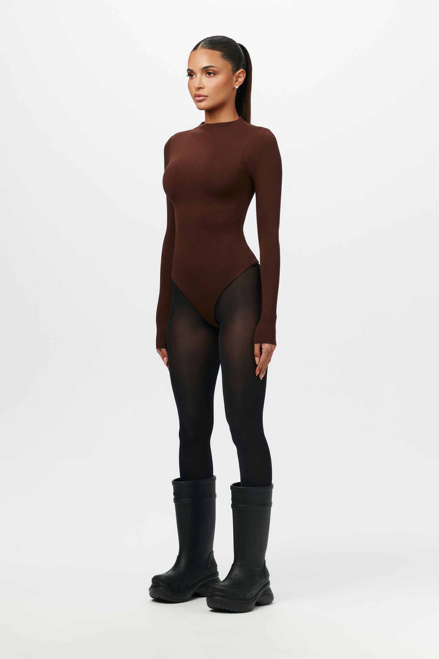 NW Sculpt Mock Neck Bodysuit