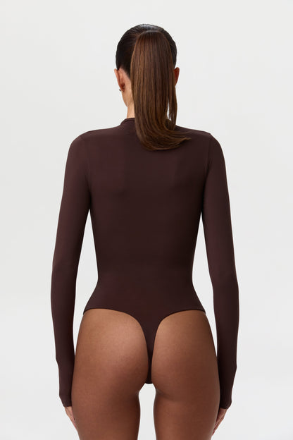 Naked Mock Neck Bodysuit