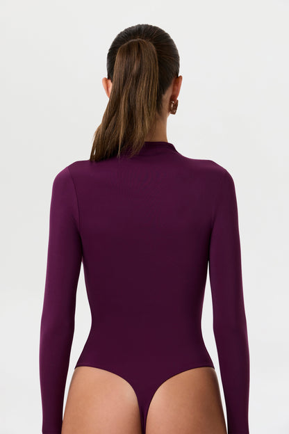 Naked Mock Neck Bodysuit