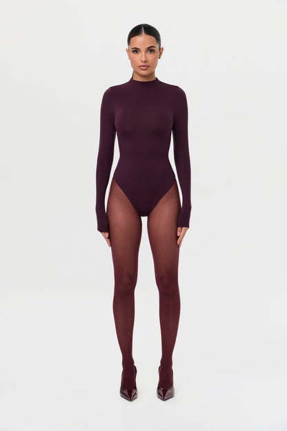 Naked Mock Neck Bodysuit