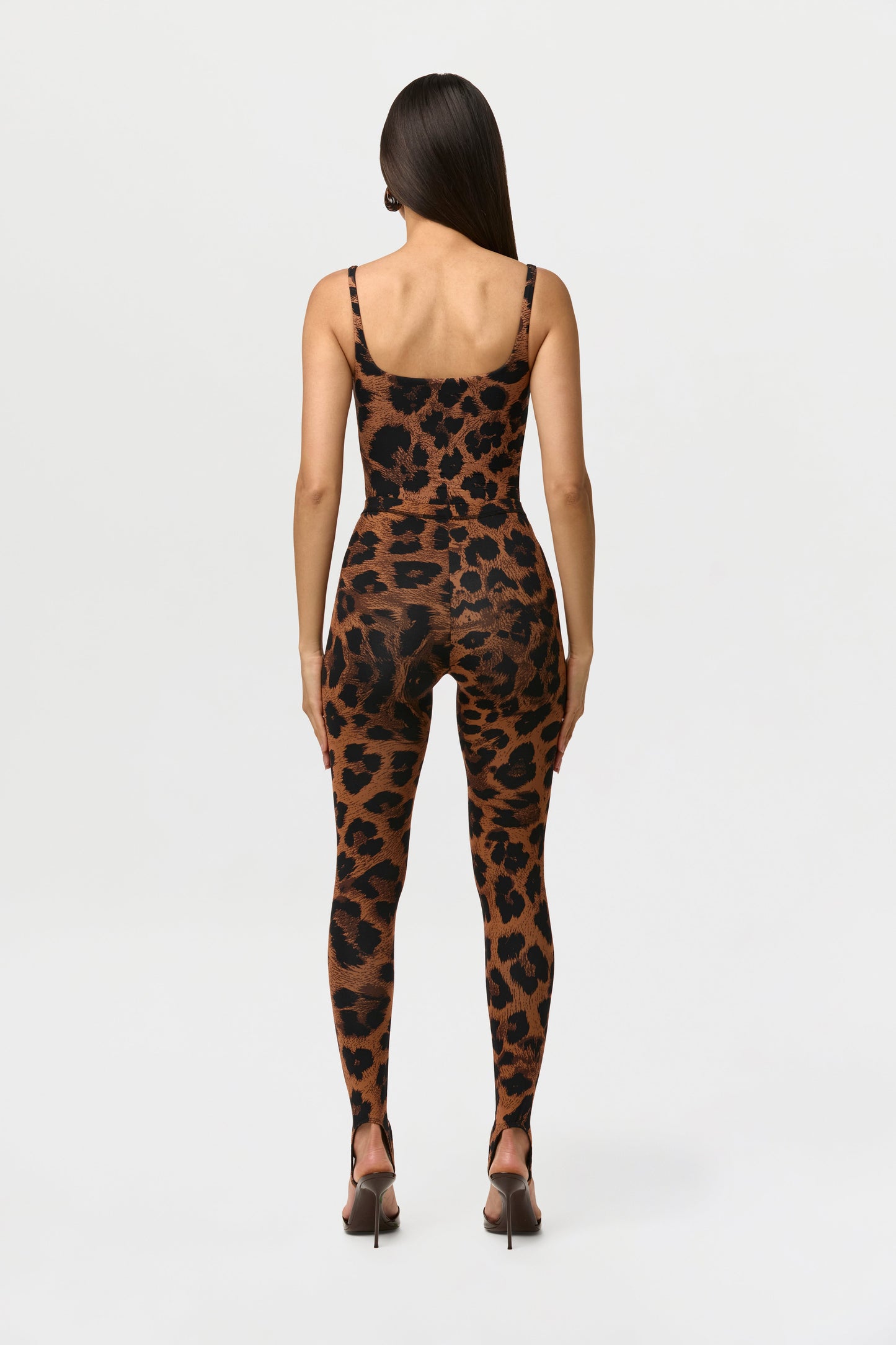Naked Print Stirrup Legging Petite