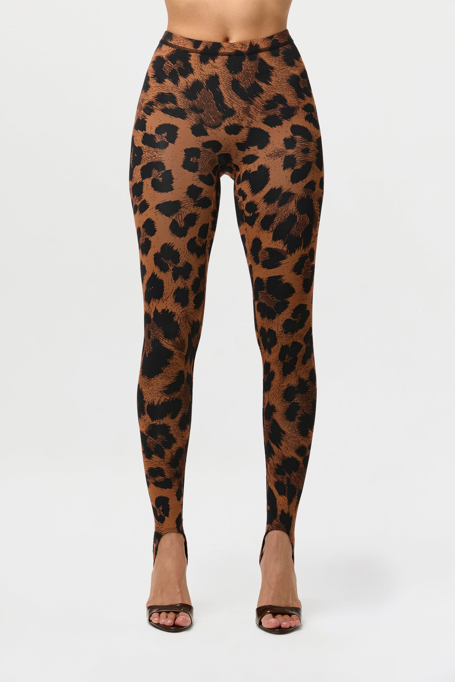 Naked Print Stirrup Legging Petite