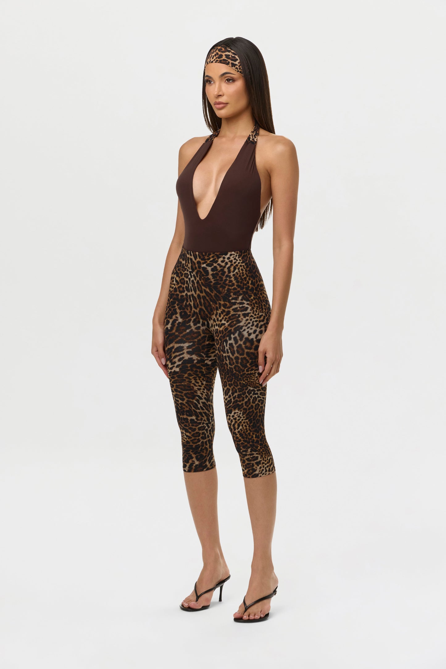 Naked Print Capri Legging