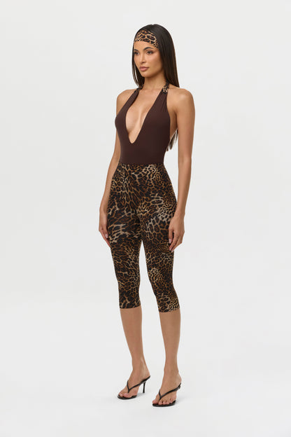 Naked Print Capri Legging
