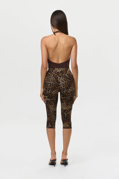 Naked Print Capri Legging