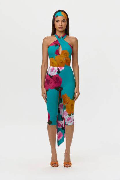 Naked Print Capri Legging
