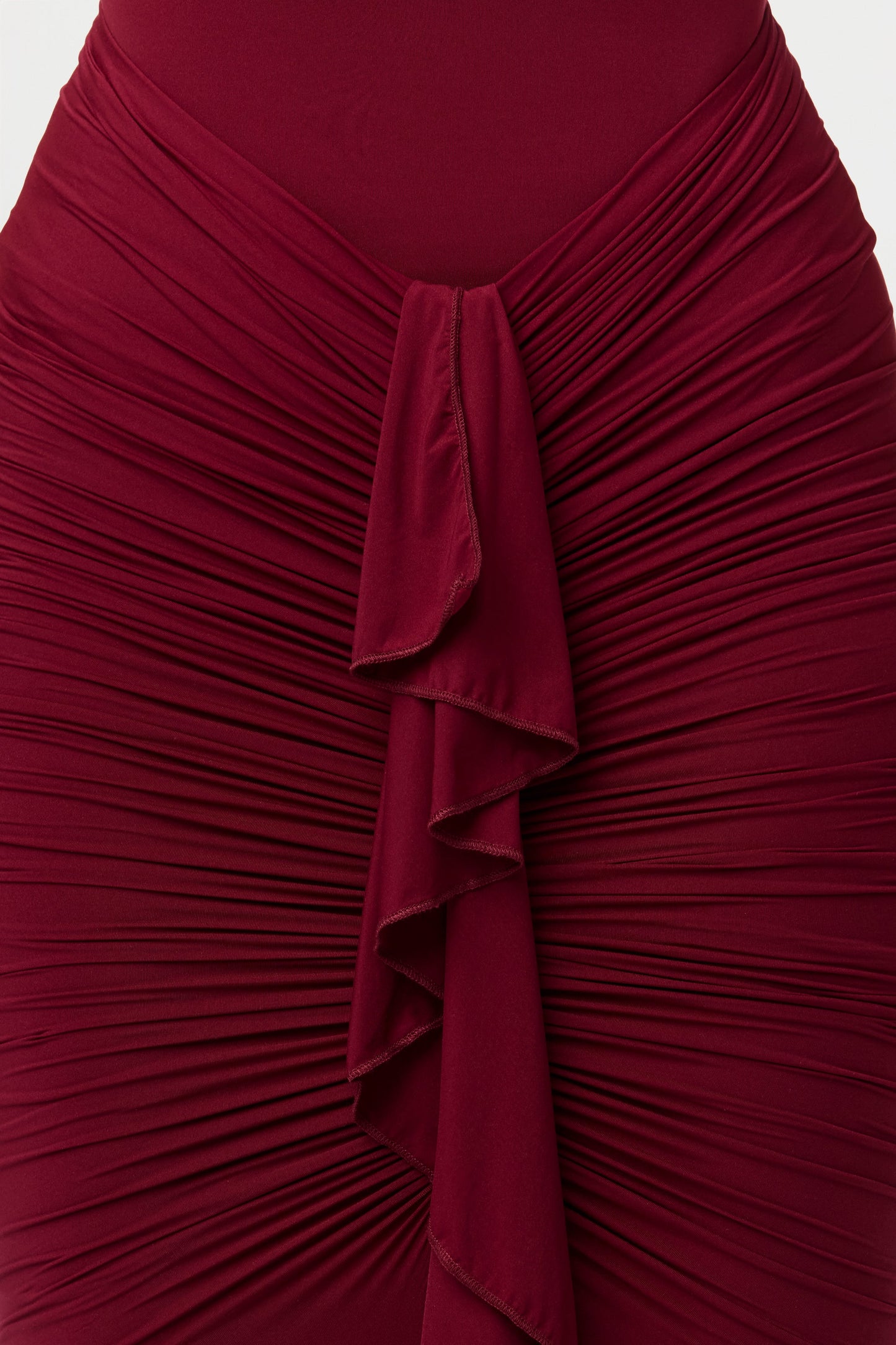 Naked Drape Midi Skirt