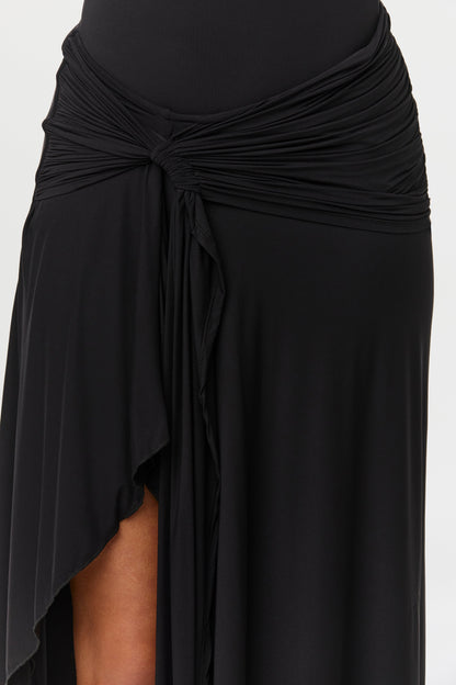 Naked Asymmetric Midi Skirt