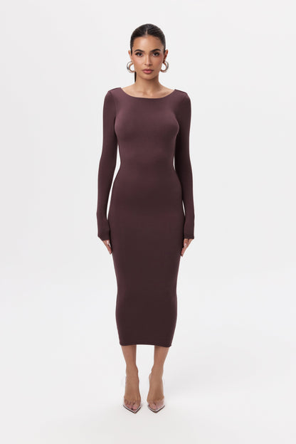 NW Open Back Midi Dress