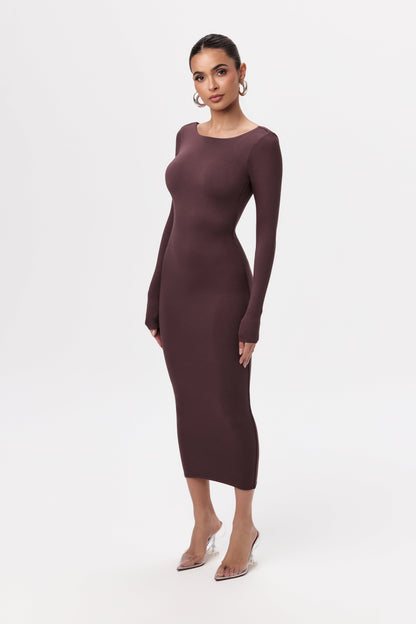 NW Open Back Midi Dress