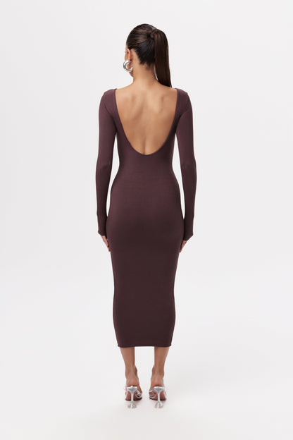 NW Open Back Midi Dress