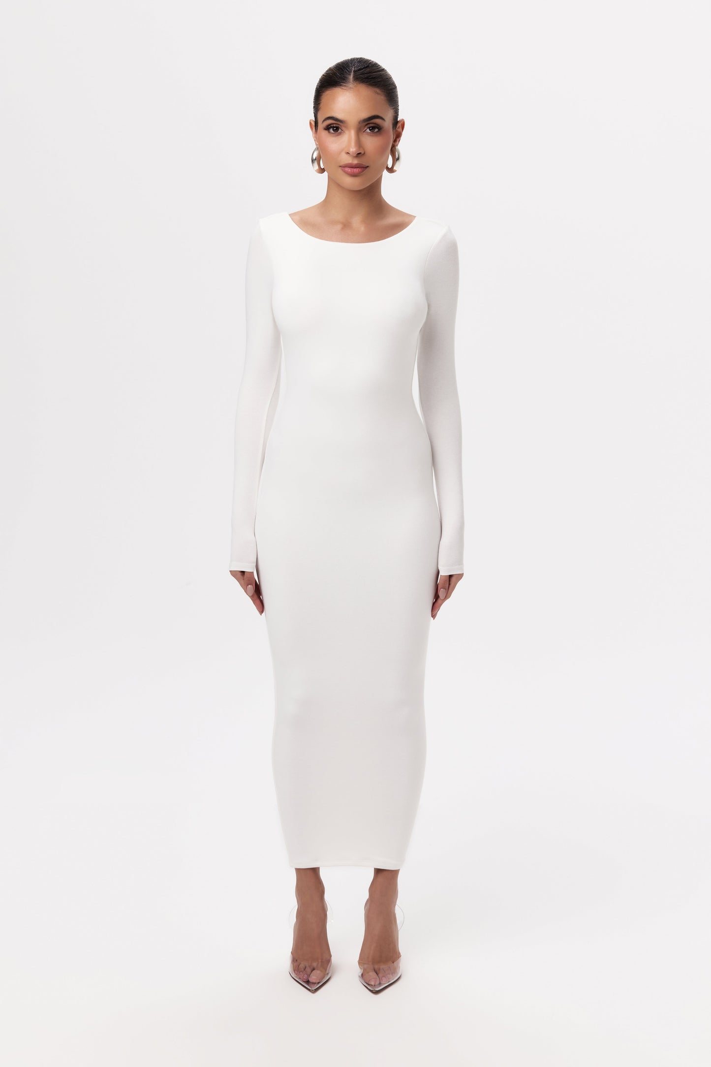 NW Open Back Midi Dress