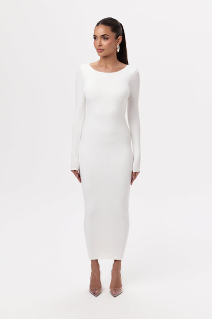 NW Open Back Midi Dress