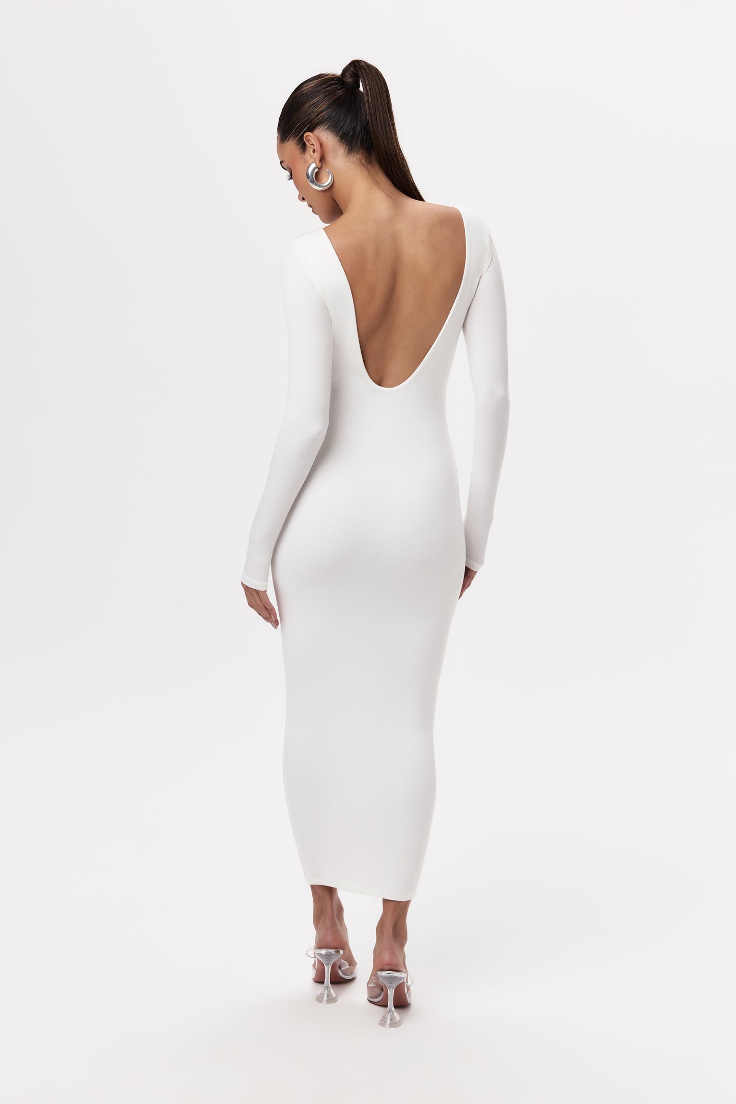 NW Open Back Midi Dress