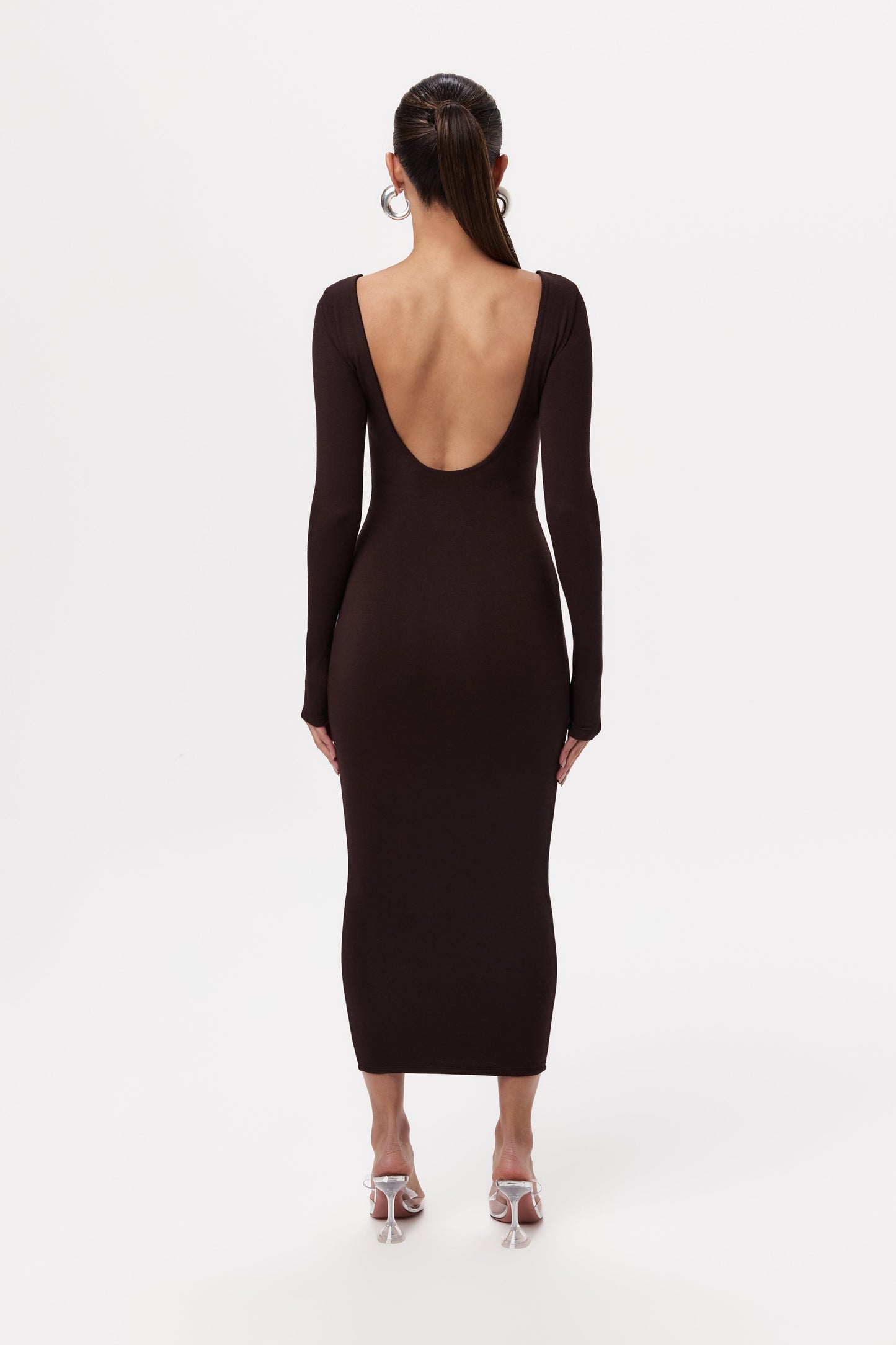NW Open Back Midi Dress