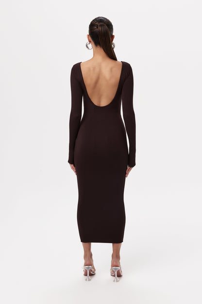 NW Open Back Midi Dress