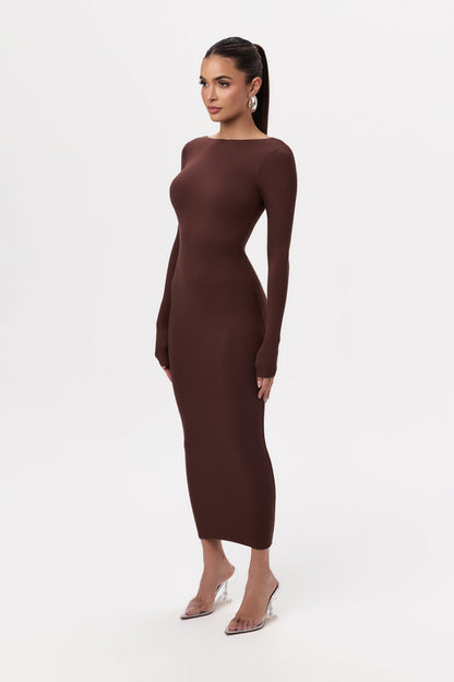 NW Open Back Midi Dress