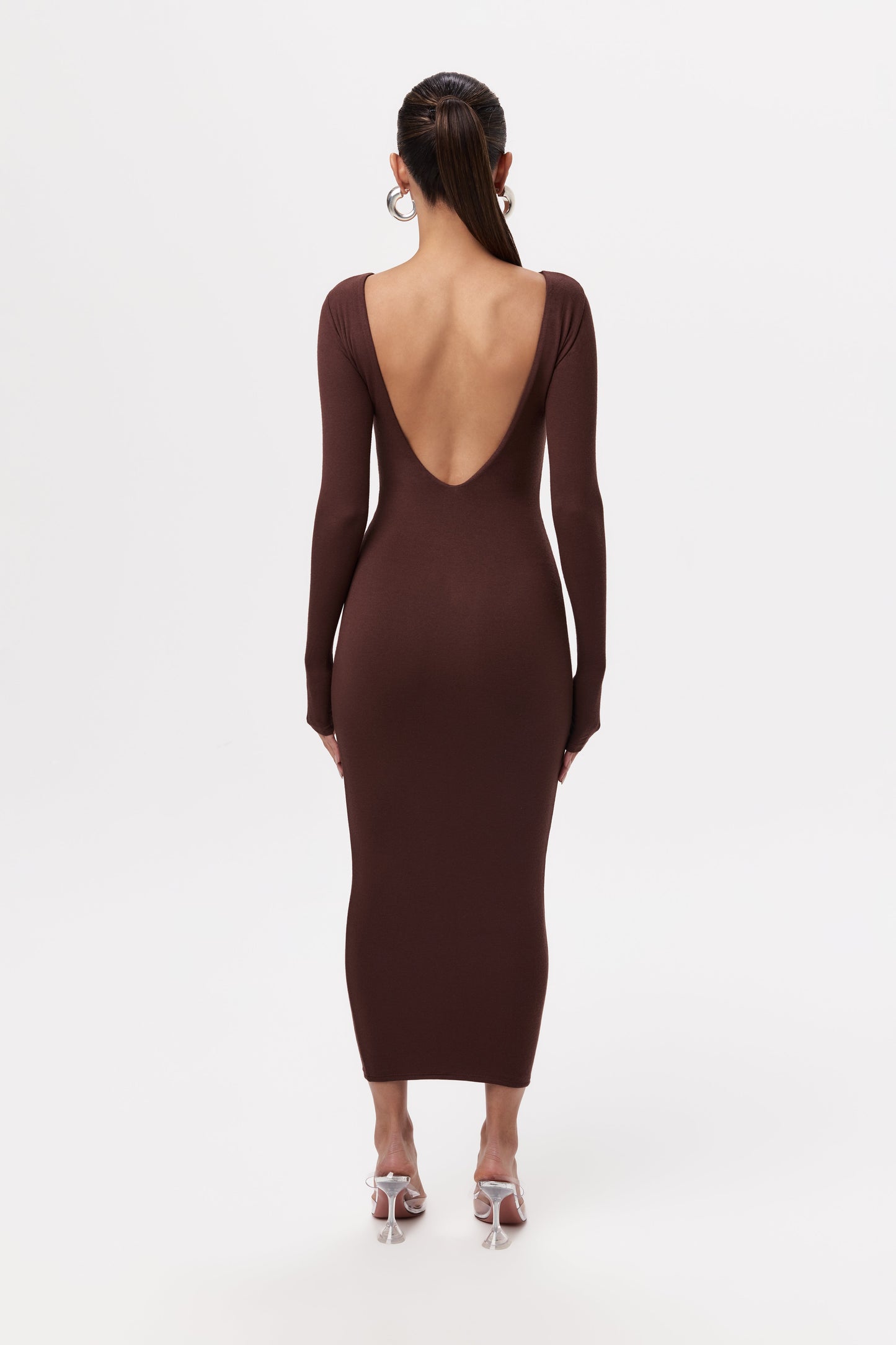 NW Open Back Midi Dress