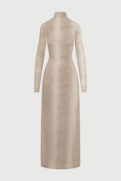 Naked Print Maxi Dress