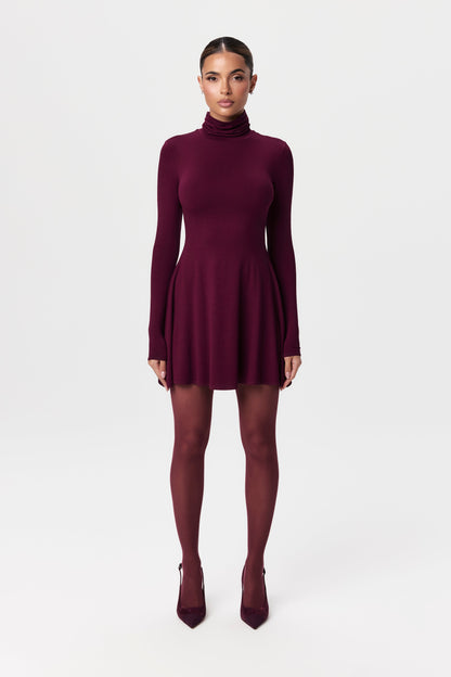 NW Turtleneck A-Line Mini Dress
