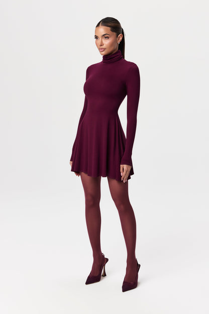 NW Turtleneck A-Line Mini Dress