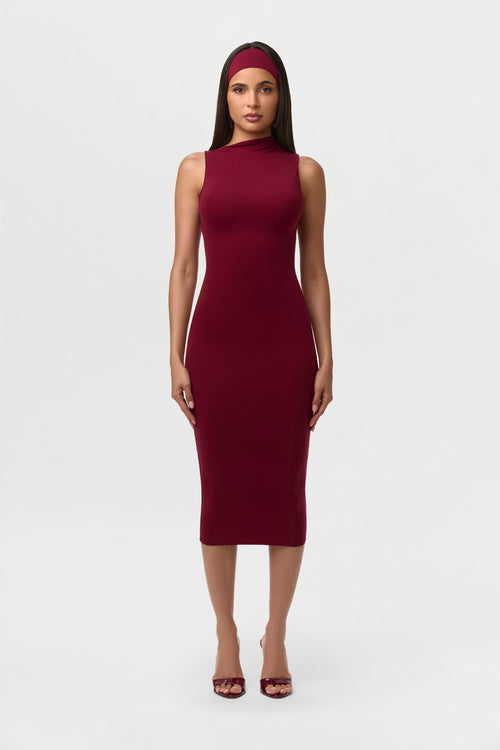 Naked Sleeveless Midi Dress