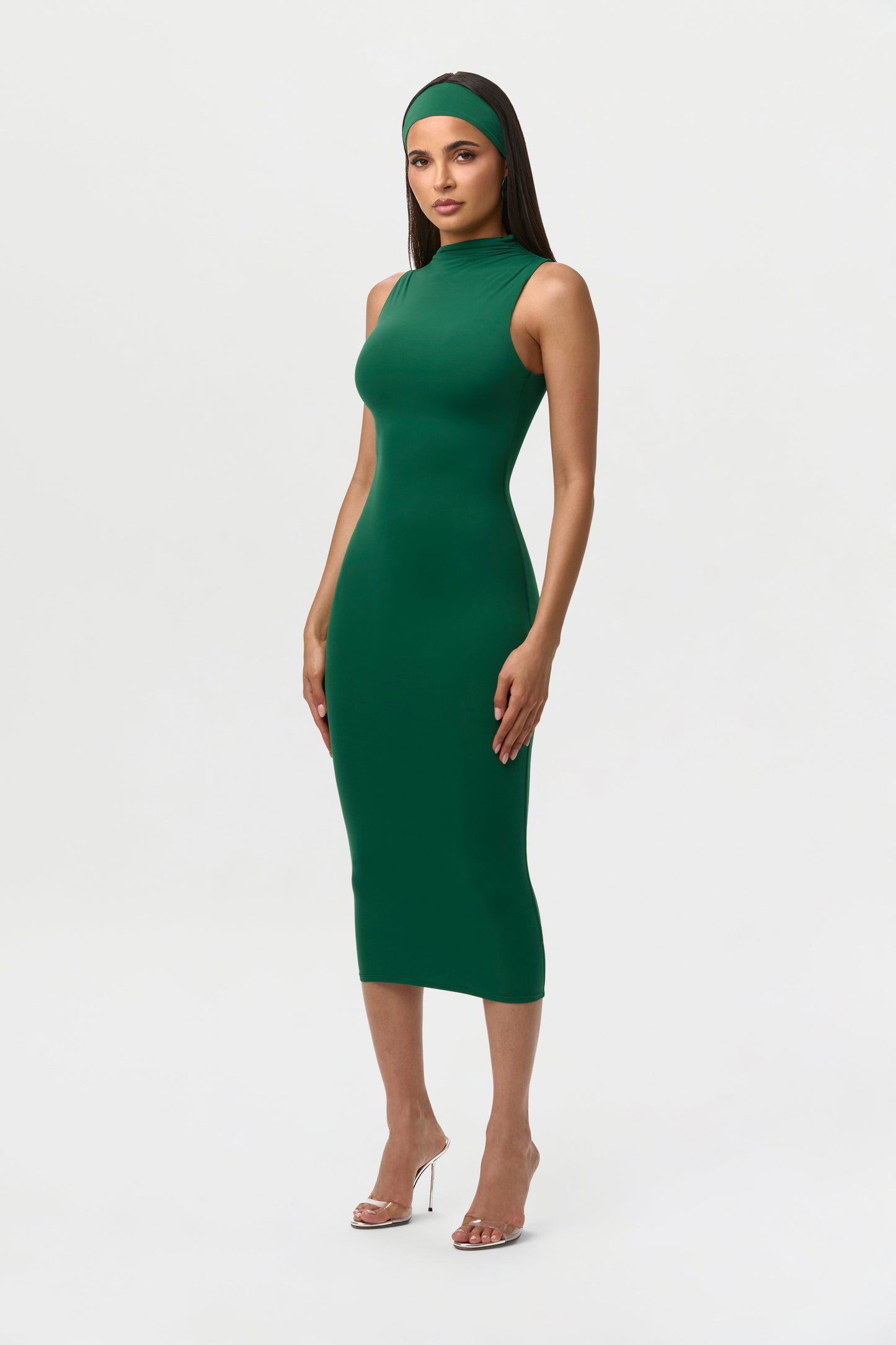 Naked Sleeveless Midi Dress