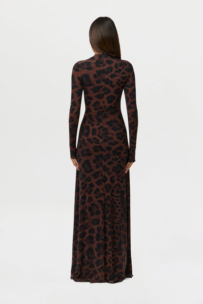Naked Print Maxi Dress