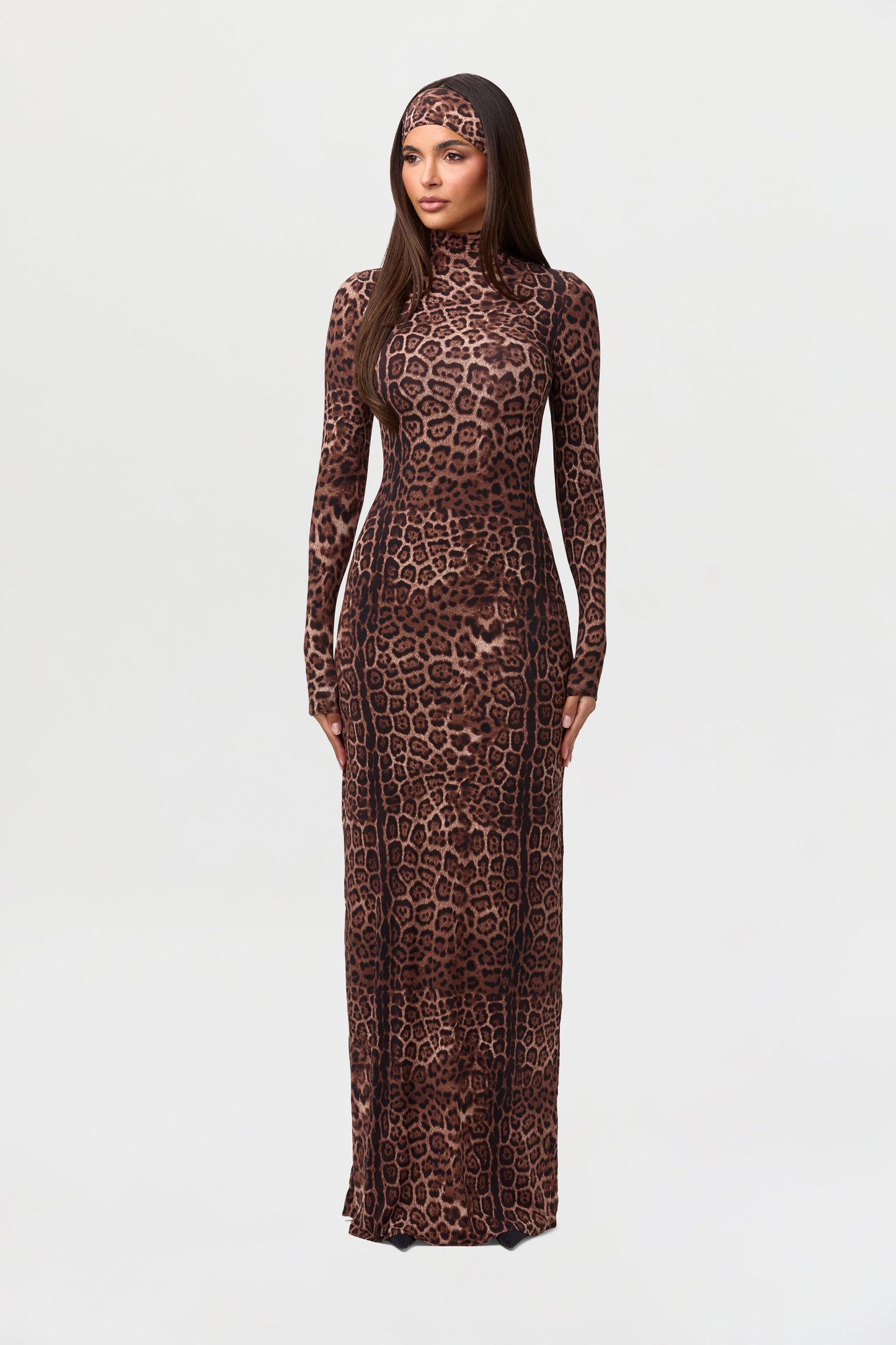 Naked Leopard Maxi Dress