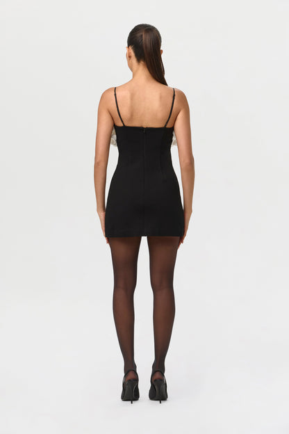 Ponte Roses Mini Dress