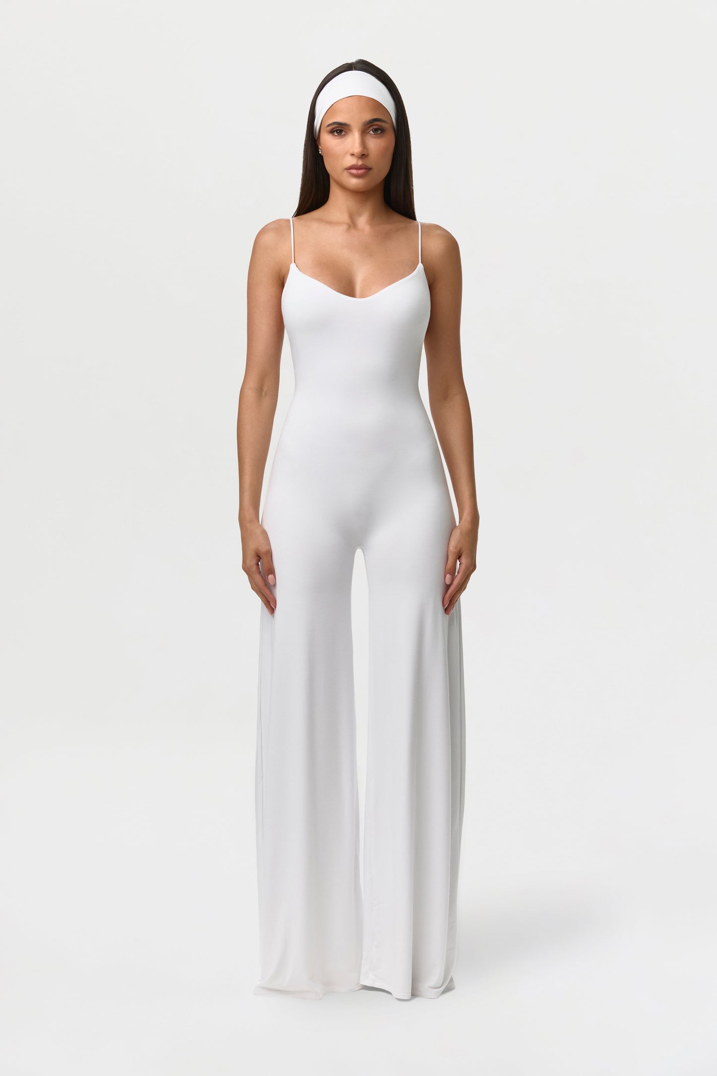 Smooth Cami Wide Leg Jumpsuit Petite