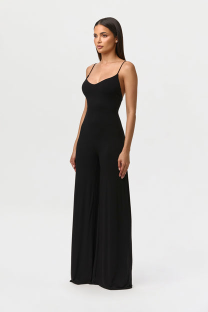 Smooth Cami Wide Leg Jumpsuit Petite