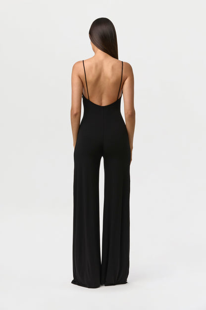 Smooth Cami Wide Leg Jumpsuit Petite