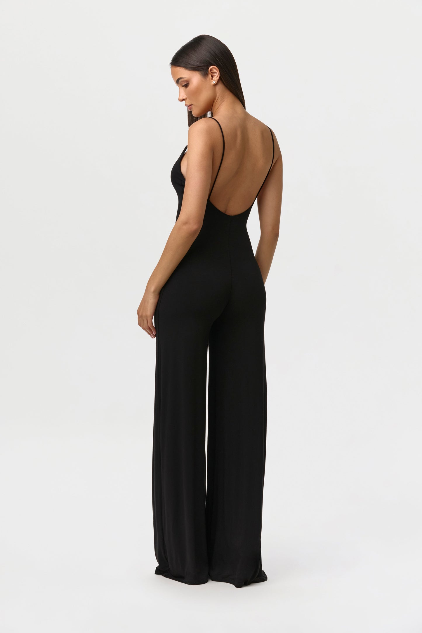 Smooth Cami Wide Leg Jumpsuit Petite
