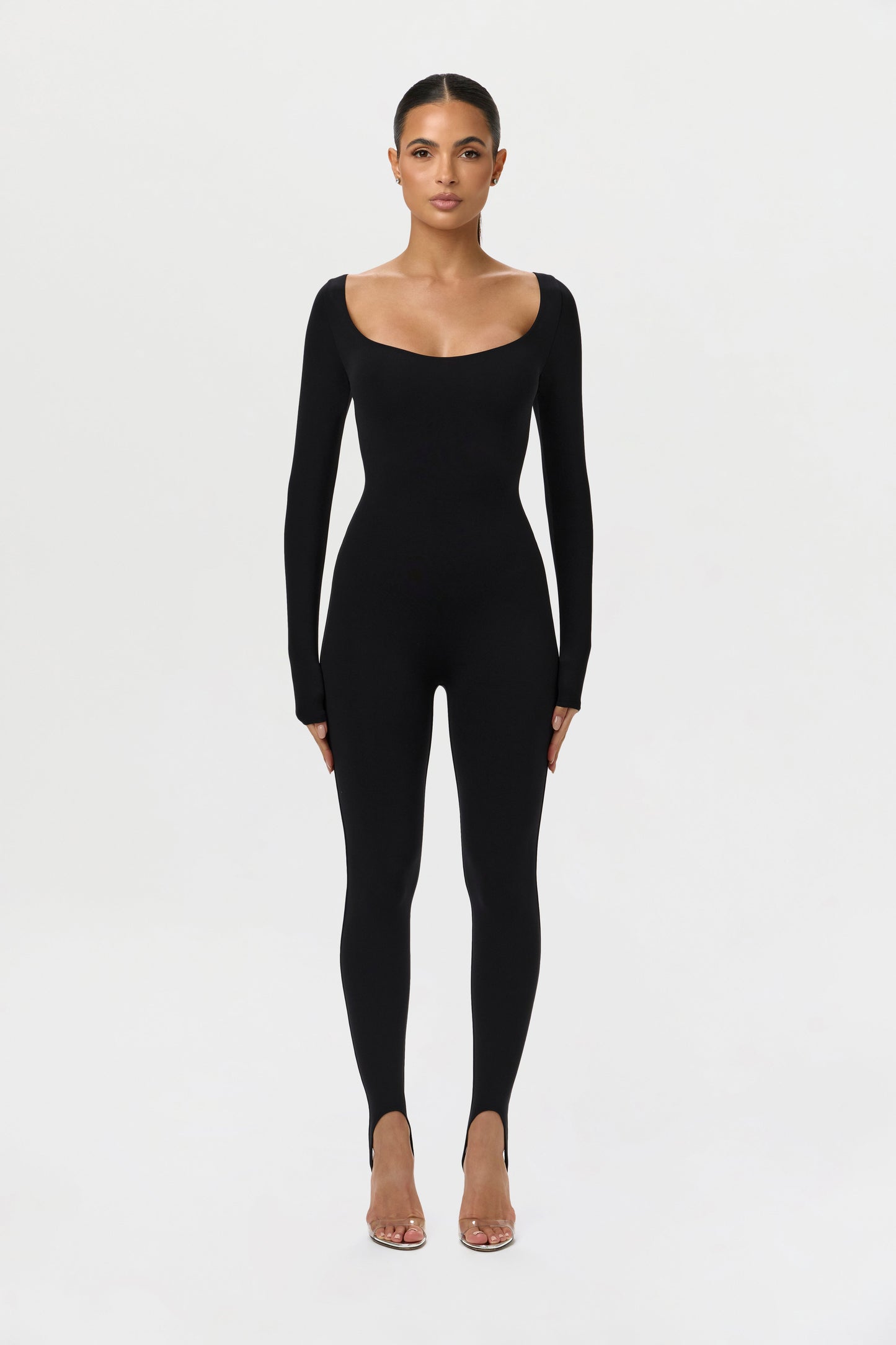 Naked Scoop Stirrup Jumpsuit