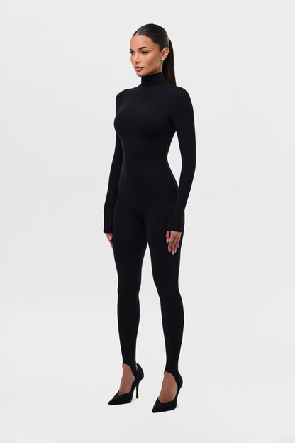 Naked Turtleneck Stirrup Jumpsuit