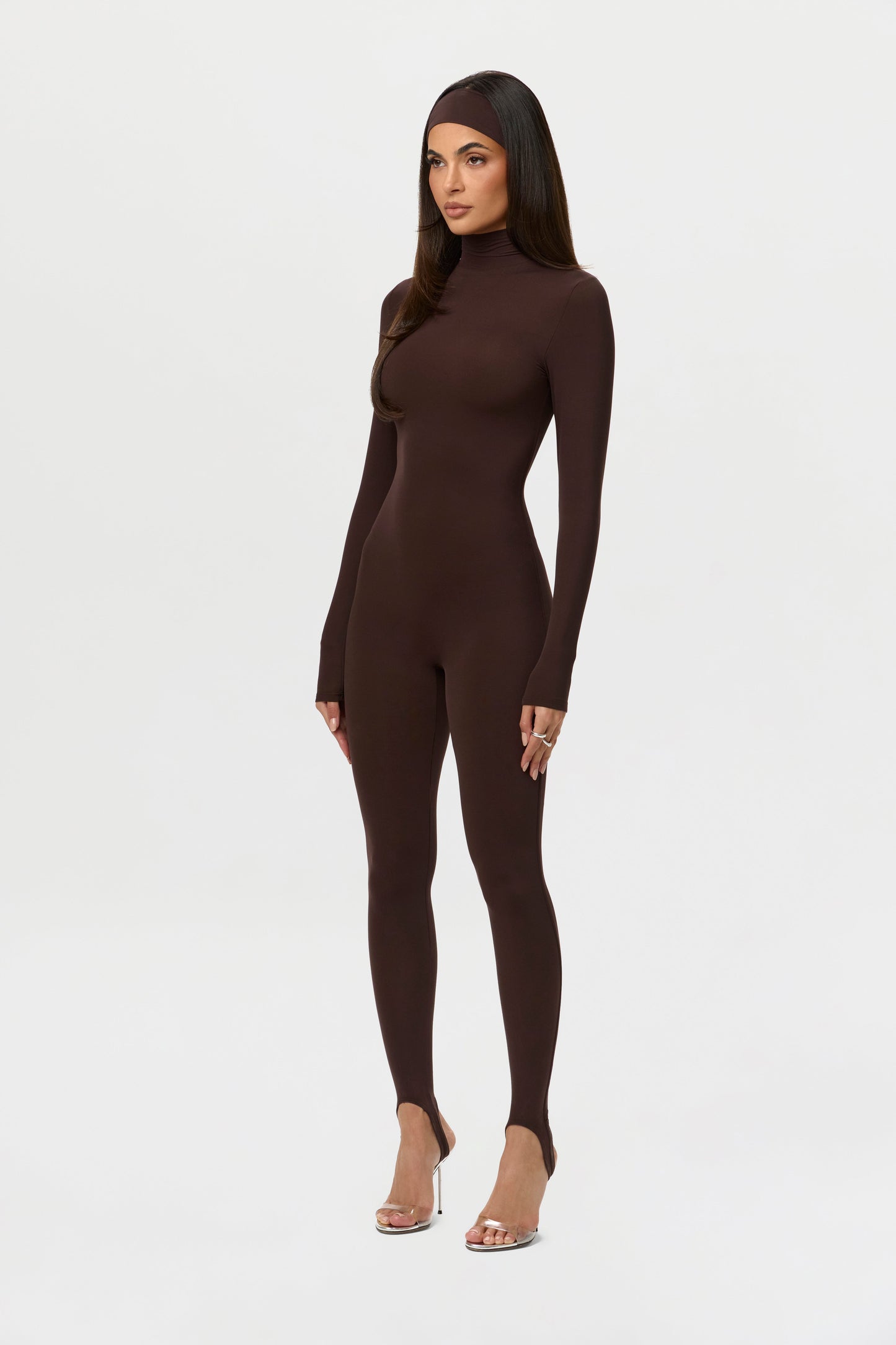Naked Turtleneck Stirrup Jumpsuit Petite