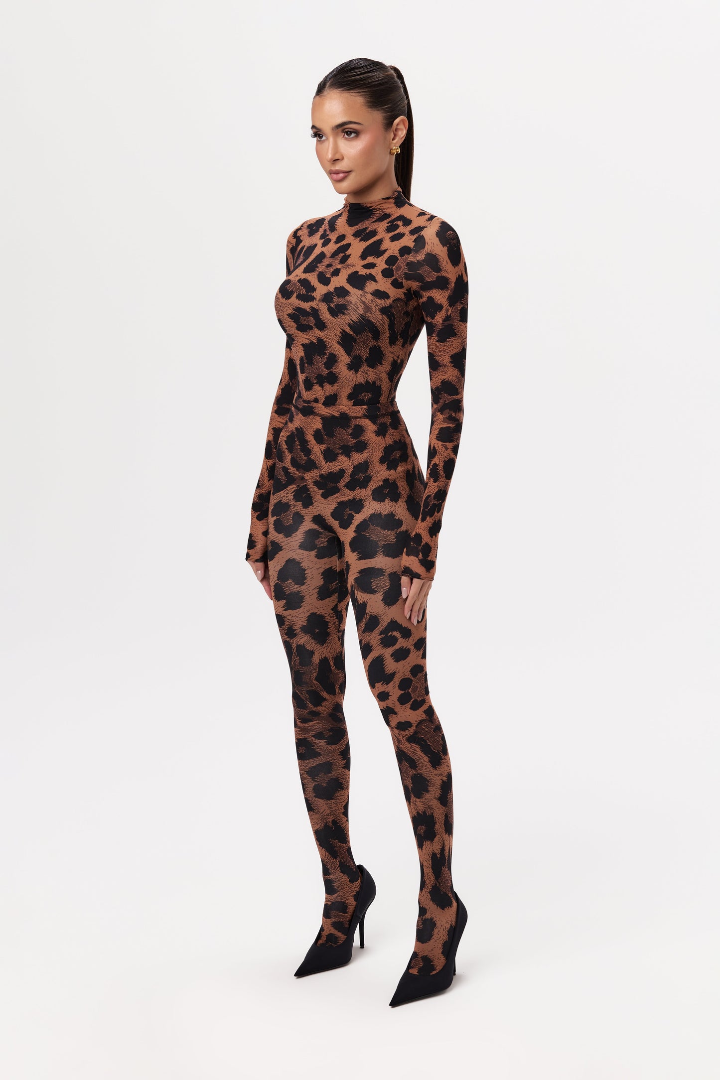 Naked Print Tights Petite