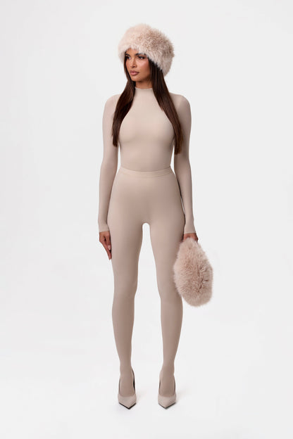 Naked Mock Neck Top