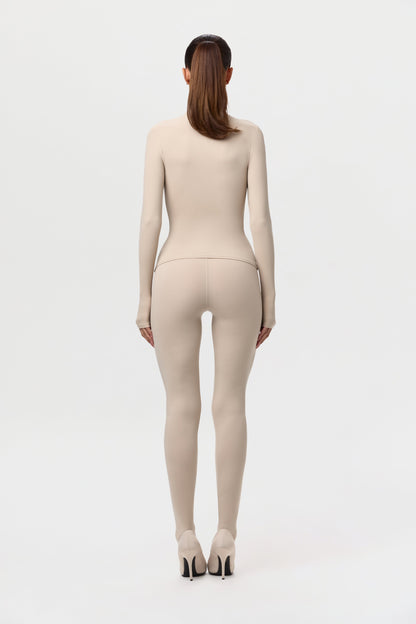 Naked Mock Neck Top