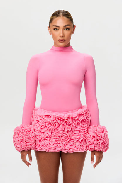 Naked Mock Neck Top