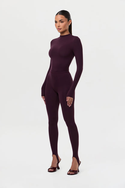Naked Mock Neck Top