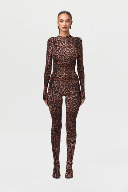Naked Animal Print Tights