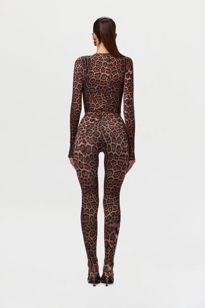 Naked Animal Print Tights