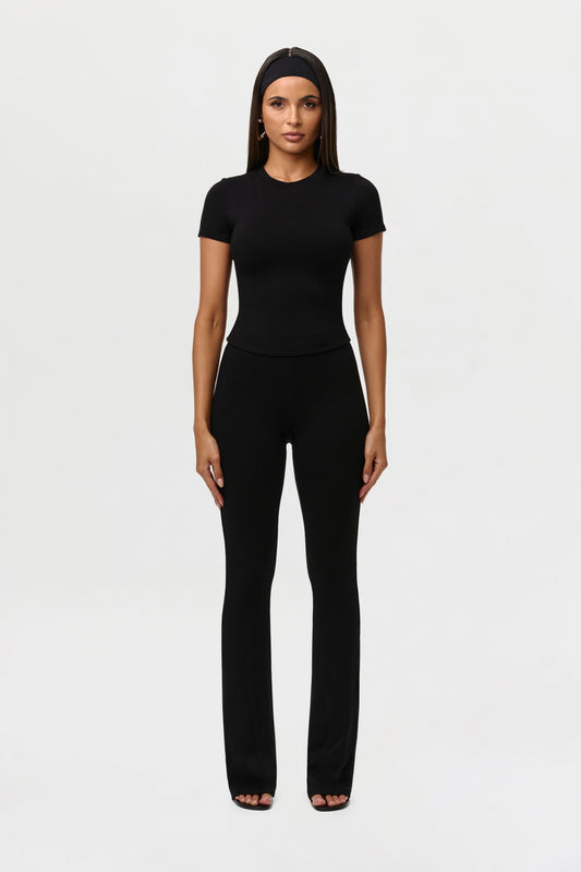 Smooth Bootcut Pants Petite